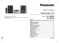 Panasonic - SC-PMX92-90 - navod k obsluze CZ 